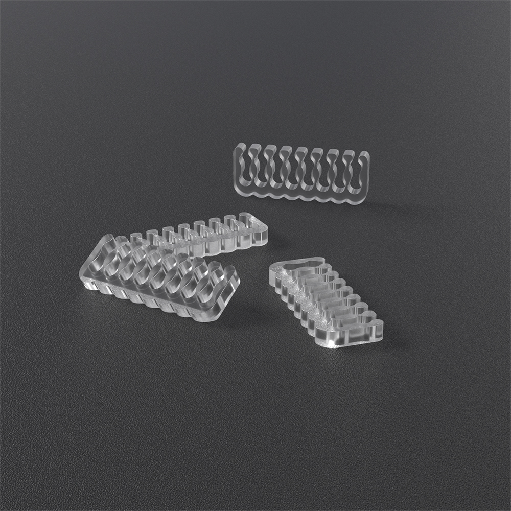 Transparent 16 broches