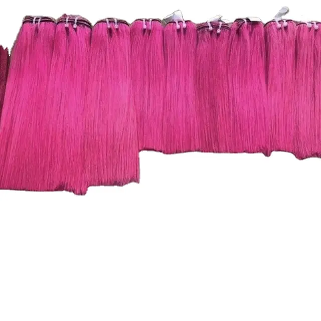 100% vietnam esische Haar verlängerung sclip, benutzer definierte Farbe Hochwertiges vietnam esisches birmanisches Haar Competitive Genius Weft