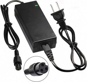 Entrada EE. UU. Reino Unido UE AU Enchufe Salida 42V2A Cargador de batería de litio Adaptador de corriente Cabezal aéreo Adaptador de carga de CA - Product Image 1