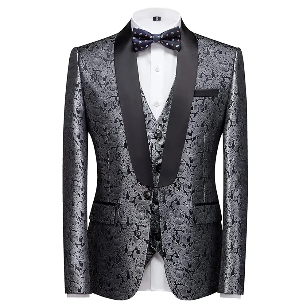 Groothandel 100% Top Hoge Kwaliteit Custom Logo Gedrukt Mannen Smoking Pak | Best Verkopende Nieuwe Ontwerp Mannen Tuxedo Suit
