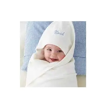 Coperta calda assorbente asciugamano da bagno per bambini dall'india prodotti per il bagno coperta in pile di cotone avvolgente per neonato 4 stagioni