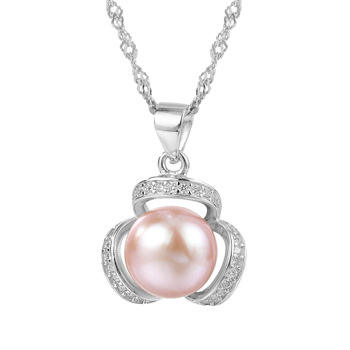 Pearl necklace (Purple)