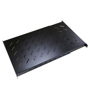 19 inç 1U sabit sunucu raf raf ağ veri merkezi raflar için bacalı raf montaj raf & IT sunucu odası dolapları - Product Image 4