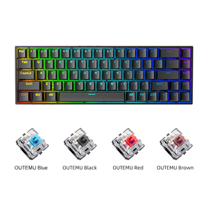 ミニメカニカルキーボード60% 人間工学に基づいたデザイン小型デザイン、コンパクトレイアウトキーボードPC - Product Image 5