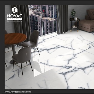 Statuario Lasa 60*120 cm דיגיטלי מזוגג מלוטש פורצלן אריחי מבריק פרימיום אנטי להחליק אריחים מזוגג על ידי novac קרמיקה