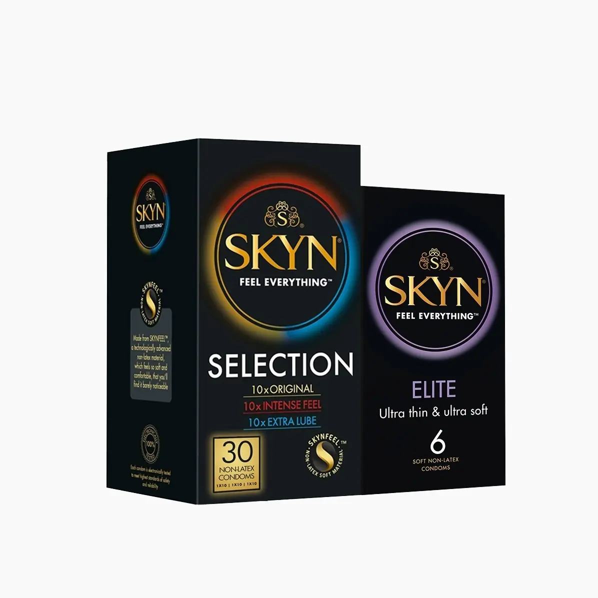 SKYN Elite Feel EveryThing-Préservatifs ultra-minces et lubrifiés sans latex-36 pièces