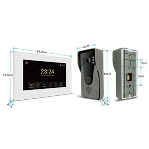 Videoportero multi apartamento edificio timbre intercomunicador WiFi puerta sistema de seguridad, teléfono de puerta inteligente GSM - Product Image 3