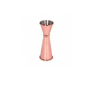 Yeni tasarım bakır Jigger ve şarap ve bira Jigger Peg ölçü Peg ölçü Barware aracı için atış cam satılık - Product Image 5