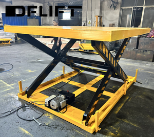 Hot Sell <strong>Load</strong> Bearing 20000kg Stationary Scissor Lift <strong>Platform</strong> With Hydraulic Lifting for Factory and Construction Industry