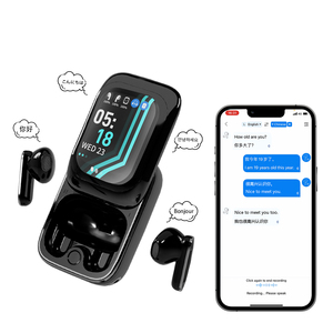 99% Accurate AI Wireless Earbuds Voice Translator Multilingual Smart OLED Display With BT Technology Android Operated <strong>System</strong> - Product Image 1