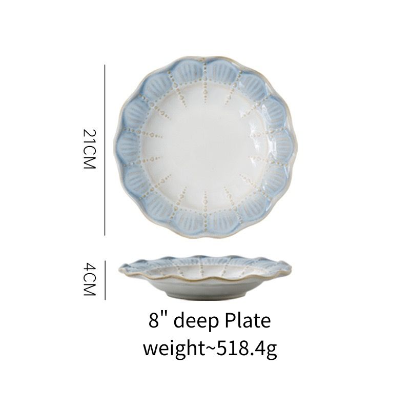 8" deep Plate