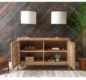 Josiah 60 ''rắn gỗ sideboard trang trí nội thất tùy chỉnh chất lượng tốt nhất nhà sản xuất Bộ sưu tập đồ nội thất - Product Image 3