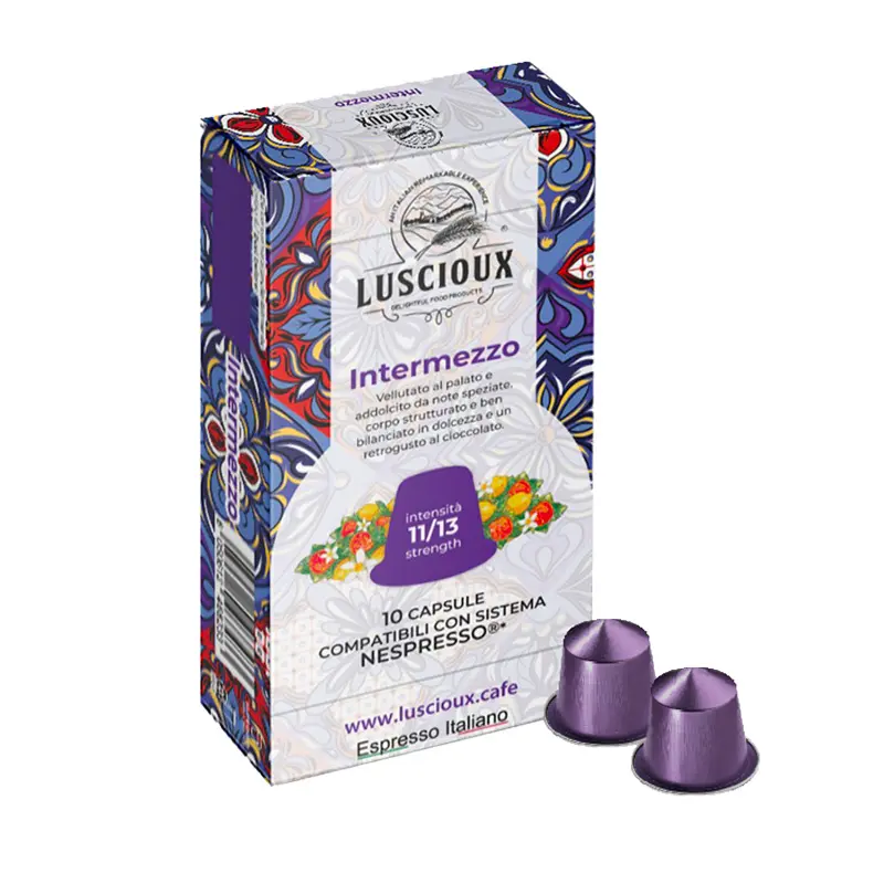 Капсулы Nespresso высокого качества, аналог капсул кофе Arabica Aroma - Sweet и Intense, 10 упаковок по 10 капсул