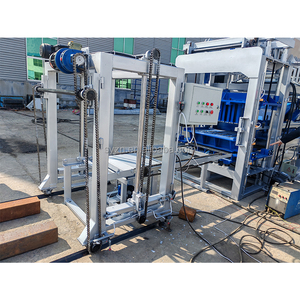 Máquina automática de fabricación de bloques de cemento entrelazados, material de construcción de maquinaria de Motor, bomba PLC para bloques de pavimentación, venta al por mayor - Product Image 2