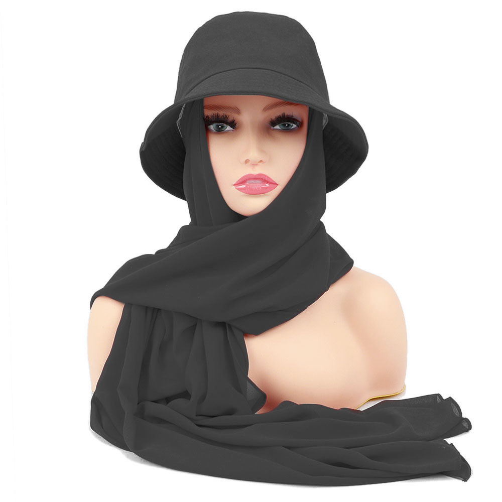 หมวกชาวประมงดำเทา