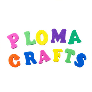 96 pcs 2cm bọt chữ hoa số lượng lớn <span class=keywords><strong>Craft</strong></span> Set-mềm linh hoạt Đồ chơi giáo dục cho 5 đến 7 năm 8 màu sắc - Product Image 6