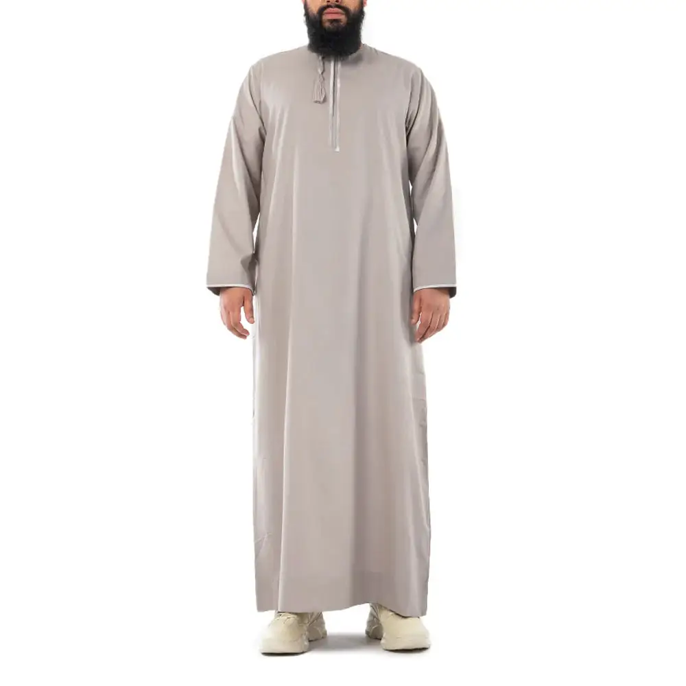 Marque de créateur Jubbah Thobe pour hommes, africain dubaï arabe brillant Dubai Jubbah hommes Thobe du Pakistan à vendre