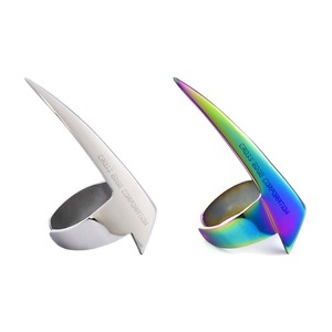 Toptan özel Logo dikiş örgü parmak aracı kesit yüzük için örgü saç peruk dokuma kıvırma şekillendirici olmayan keskin ucu - Product Image 1