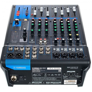 USB arayüzü ve dahili SPX efektleri ile orijinal Yamaha MG10XU 10 kanallı kompakt ses mikseri - Product Image 1