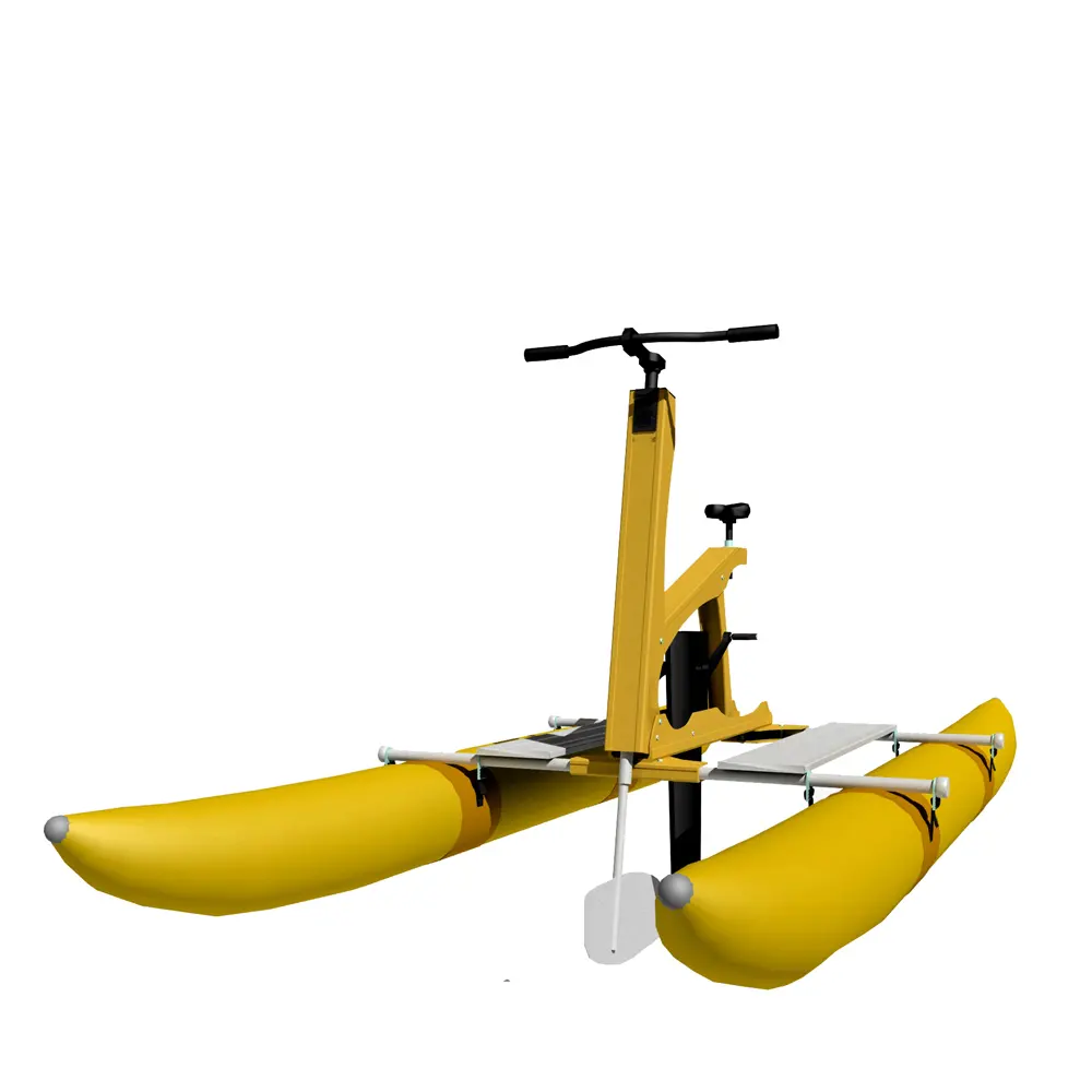 Nieuw Ontwerp Drop Stitch Opblaasbare Waterfiets Drijvende Propeller Water Fiets Opblaasbare Waterfiets Pedaal Boot Te Koop