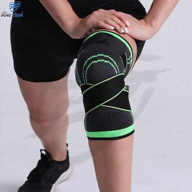 Bungkus lutut kebugaran tugas berat elastis kustom untuk grosir angkat besi pembungkus lutut kualitas tinggi bungkus pendukung lutut 2023
