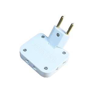 Europäischer Reisest ecker <span class=keywords><strong>adapter</strong></span> Dual Sockets Splitter Kompakter drehbarer EU Power Dual Splitter <span class=keywords><strong>Adapter</strong></span> Konverter