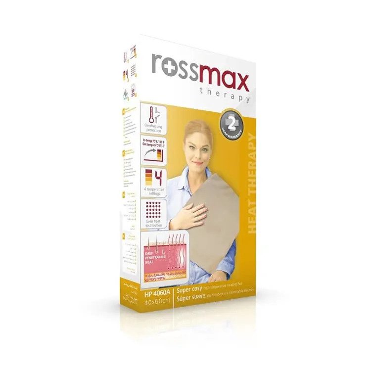 Conforto calmante e fácil lavável. Massage produto Rossmax Heating Pad - HP4060A para terapia de calor