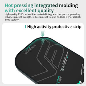 ไม้แร็กเก็ต Vispivo VS R22 คุณภาพสูง ทำจากคาร์บอนไฟเบอร์แบบ Widebody สำหรับ T700 Twill ขึ้นรูปด้วยความร้อน 360 องศา ผิวด้าน ได้รับการรับรองจากสหรัฐอเมริกา - Product Image 2
