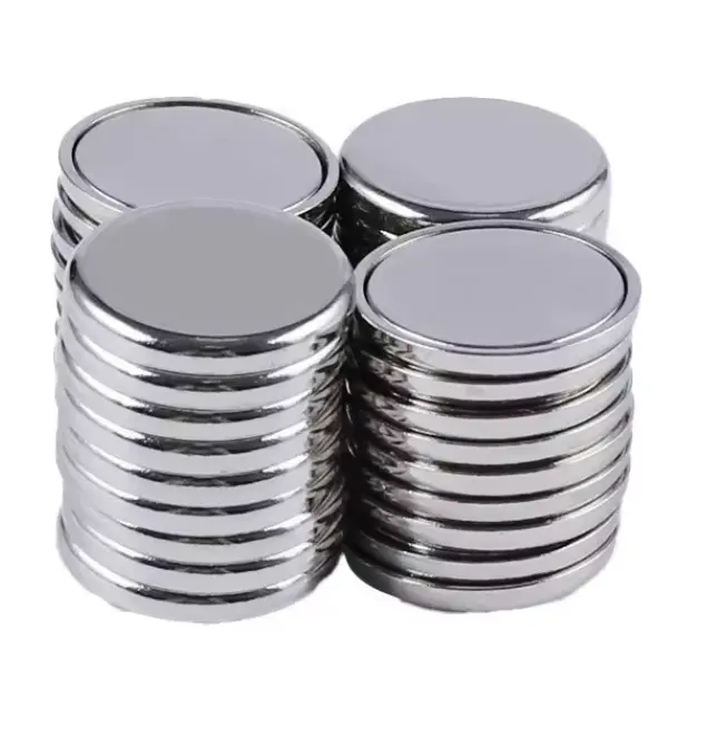 Light Weight ndfeb coin permanent neodymium magnet Ndfeb Rare earth magnet N25-N52 Disc Round for tools,toys