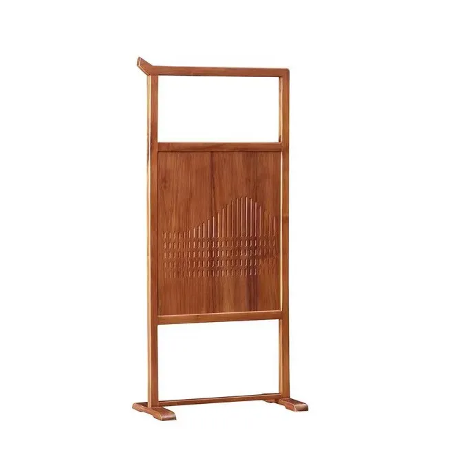 Exquisite Teak Screens & Room Dividers Left Side in Modern Chinese Style for Living Room, Bedroom and Office