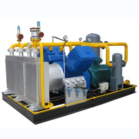 Compresor de biogás eléctrico de 250 bar Compresor de gas natural de aire Compresores alternativos industriales