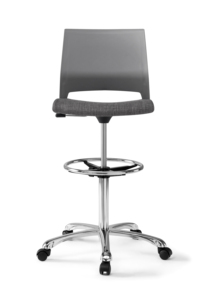 高品质可调高度杆方便移动360度旋转办公电脑椅 - Product Image 6