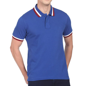畅销透气男士快干新款时尚风格定制素色修身男士马球衫 - Product Image 1
