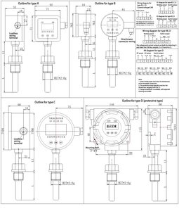 Pt100/Pt1000 Sensor de temperatura Controlador de pantalla de temperatura inteligente - Product Image 4