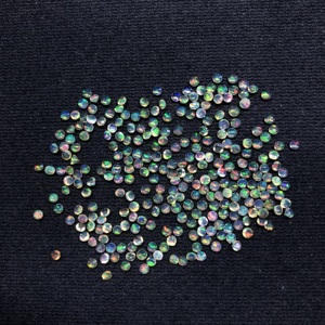 2mm 3mm Natural Ethiopian <strong>Opal</strong> Gemstones Round Faceted Loose Gemstone Wholesale Price Fire <strong>Opal</strong> Round Cut for Jewelry Making - Product Image 1
