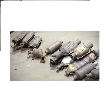 SL Euro4 Exhaust Motorcycle Catalytic Converter 200cell Metallic Substrate Three Way Catalyst