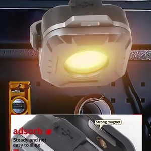 Multifunctional Outdoor Portable USB COB Work Light Inspection Light Camping Mini <strong>Led</strong> Flashlight Cob Rechargeable Keychain Light - Product Image 6