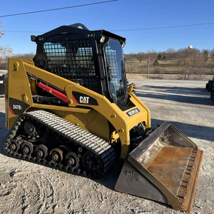 2015 Caterpillar Caterpillar b3 Turbo dizel Skid nokta dönüşlü yükleyici <span class=keywords><strong>66</strong></span> <span class=keywords><strong>HP</strong></span> tam kabin ısı/soğuk hava hidrolik hızlı Tach çoğaltıcı kullanılan yükleyici
