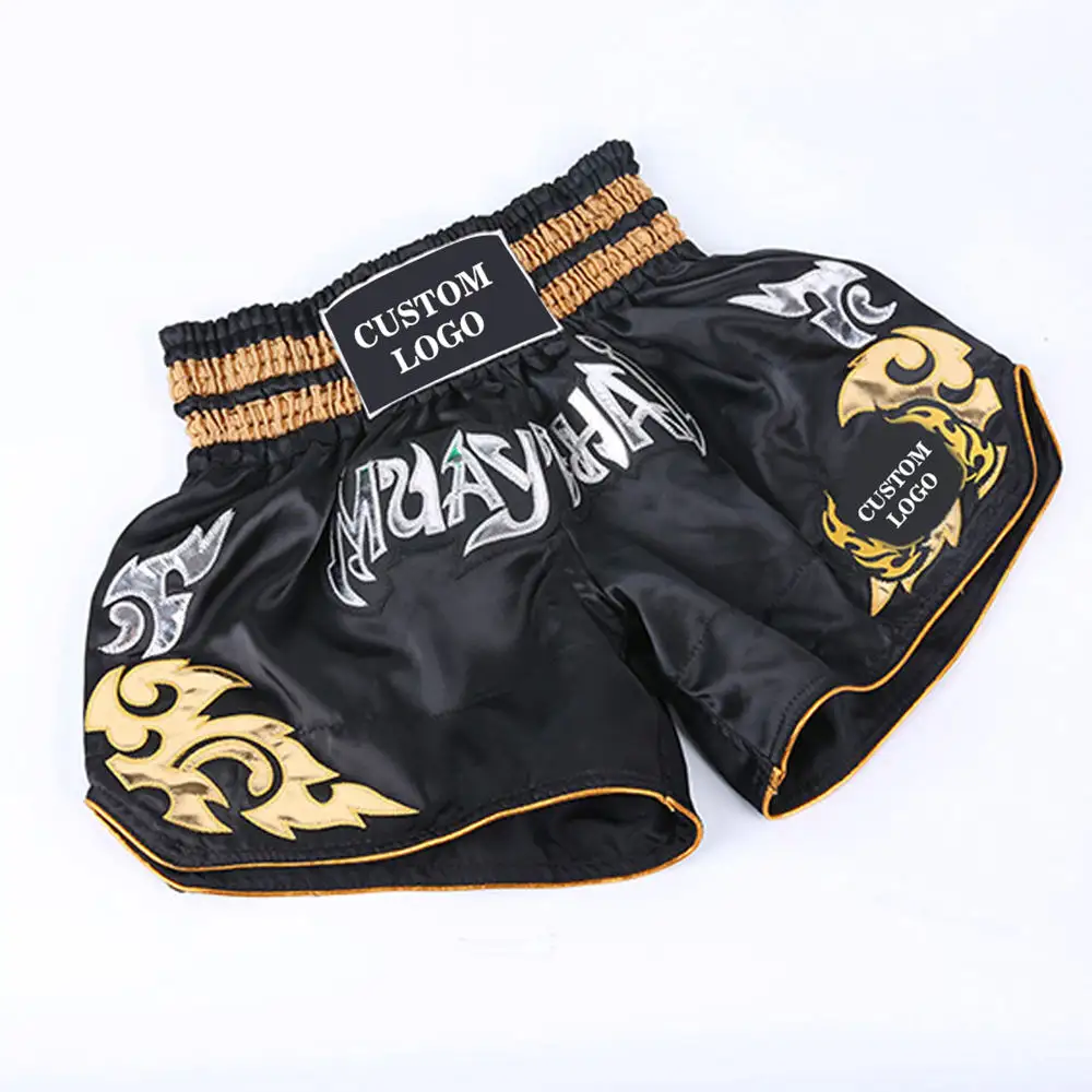 Tam yüceltilmiş son kalite kickboks güreş pantolon, Muay Thai Tiger boks şort, mücadele giyim şort