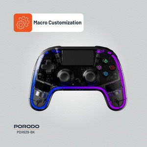 Porodo游戏水晶外壳PS4控制器