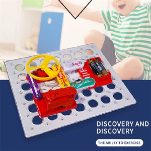 Elettronica di blocchi di costruzione scienza esperimento proiettore Set circuito di scienza del mattone di fisica assemblaggio per bambini giocattolo - Product Image 5