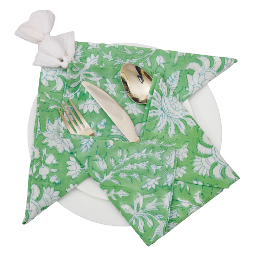 Serene Mint Green And White