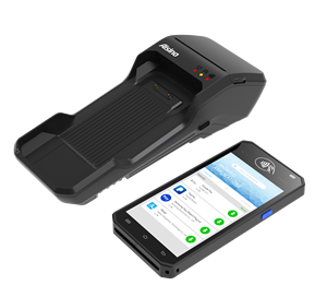 Terminal POS inteligente para Android, dispositivo POS para contacto, sin contacto y pago de código QR A80 - Product Image 1