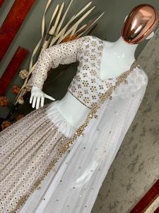 设计师热卖派对服装序列 & 镜子作品Lehenga Choli婚礼伦加衬衫最新Ghaghra Choli