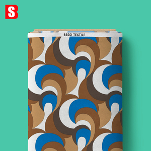 Bessi 2025 Mô Hình Hình Học In 100% Cotton Hữu Cơ Tự Do Tana Bãi Cỏ Tùy Chỉnh In Kỹ Thuật Số Cho Ăn Mặc - Product Image 4