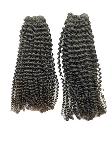 BEST KINKY AFROカーリー人毛エクステンションキンキーカーリーヘアバンドル迅速な配送大量在庫100% 最高品質のヘア