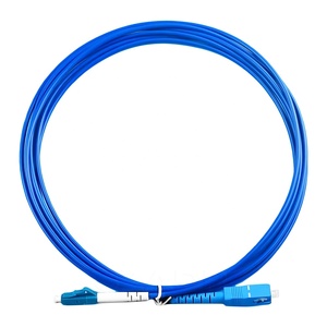 สายแพทช์ใยแก้วนำแสง G652D โหมดเดี่ยวหัวต่อ PVC LSZH Simplex สายจัมเปอร์สำหรับ POE 4G 5g 12V ที่เข้ากันได้กับ SC APC - Product Image 1