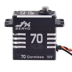 JX Servo C70 72KG 12V yüksek kalite tam Metal çekirdeksiz Servo Motor RC hobi İha robotik endüstriyel uygulamalar için - Product Image 1