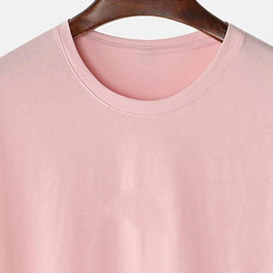 パキスタンメーカーメンズTシャツ軽量無地100% コットン低MOQ - Product Image 3