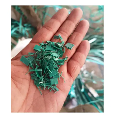 Good quality machine packing automatic polyester plastic strapping roll green pet strap scrap